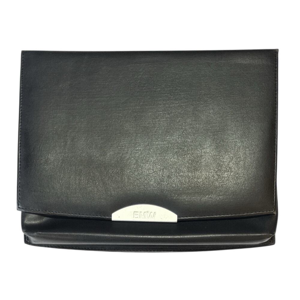 BMW Owners Manual Leather Case Black Empty